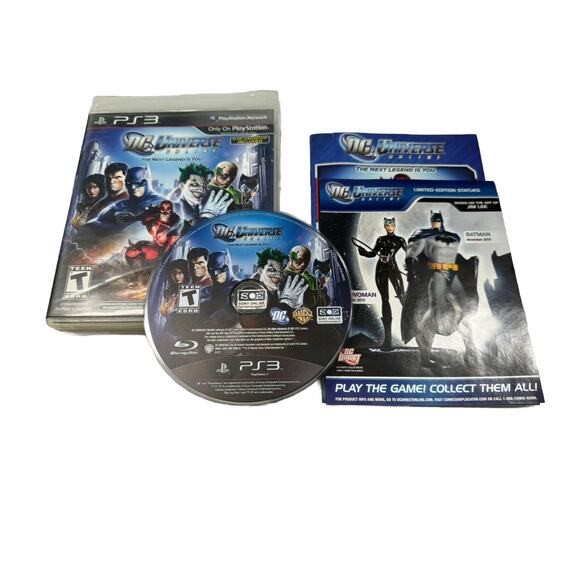 DC Universe Online (Sony PlayStation 3, 2011) Tested, Working - Picture 1 of 6